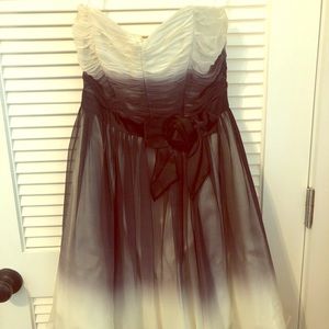 Betsey Johnson B/W chiffon dress